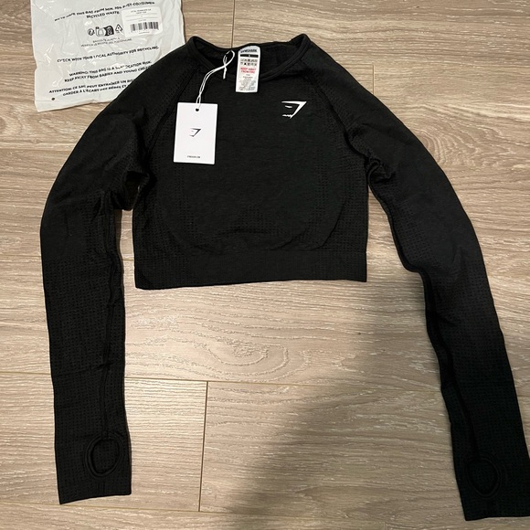 Gymshark Tops - Gymshark Vital Seamless 2.0 Long Sleeve Crop Top